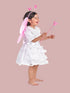 BookMyCostume Fairy Angel with Pink Wings Girls Kids Fancy Dress Costume